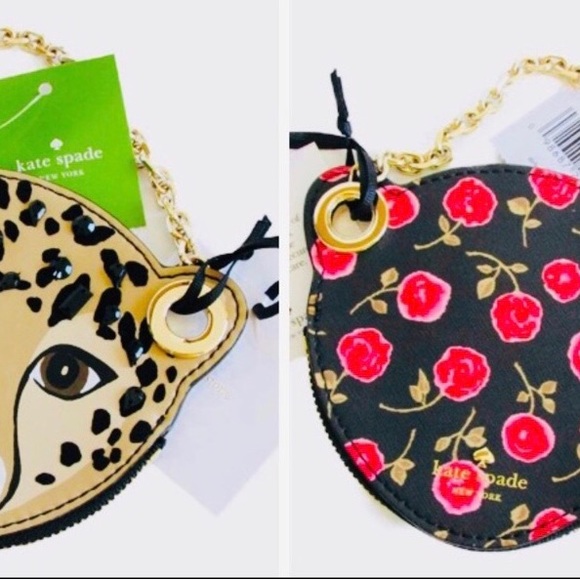 KATE SPADE TIGER CAT COIN PURSE - Picture 3 of 5